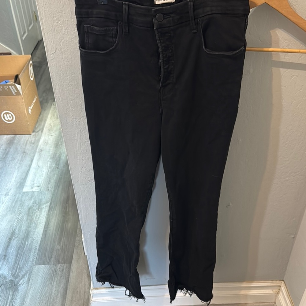 Black Distressed Jeans